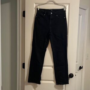 Express Black Straight Leg Women's Jeans